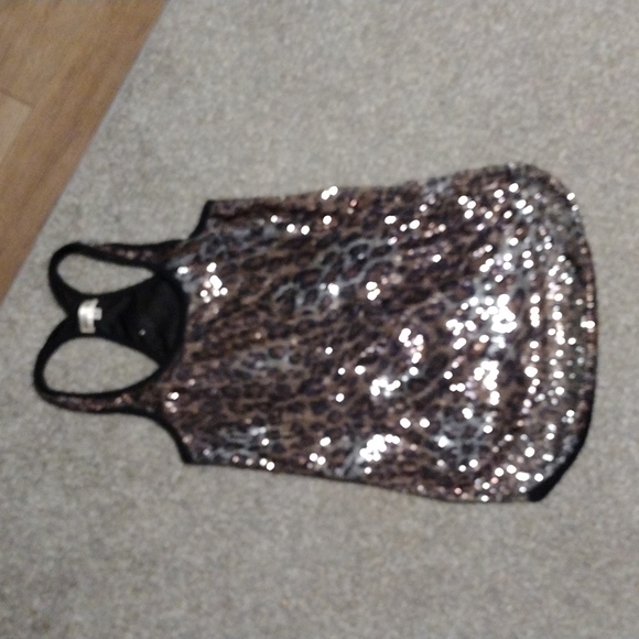 Cheetah print sequined top - Picture 5 of 12